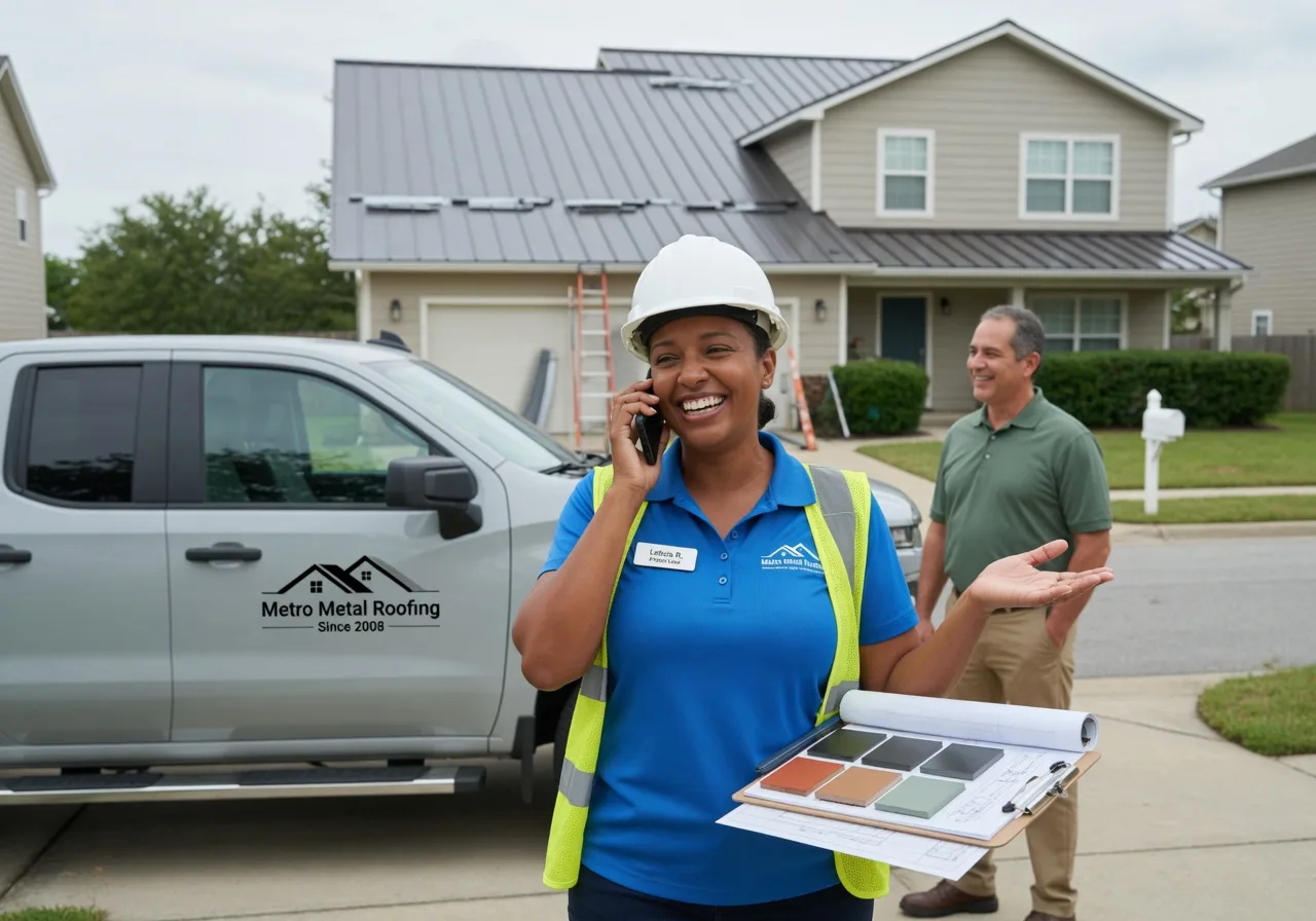 Storm Damage Metal Roof Repair in Snow Lake, AR
